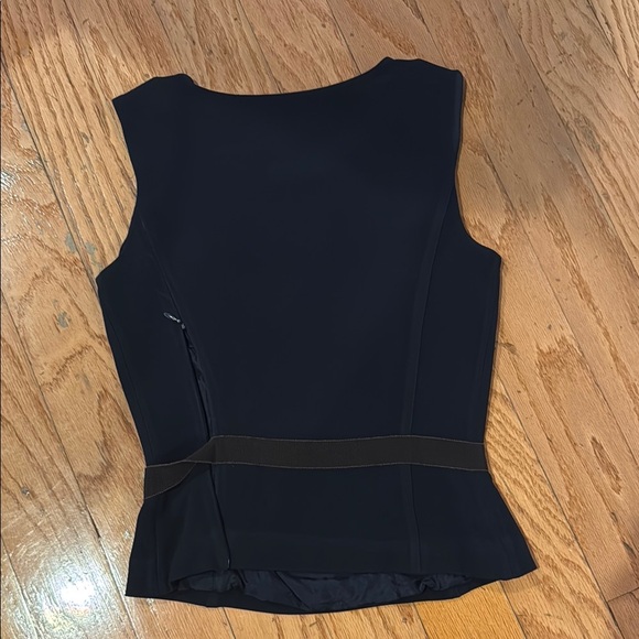 Prada Blue Fitted Sleeveless Tank Top - Picture 3 of 7